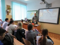 Открытый урок ОБЖ в Любовниковской школе